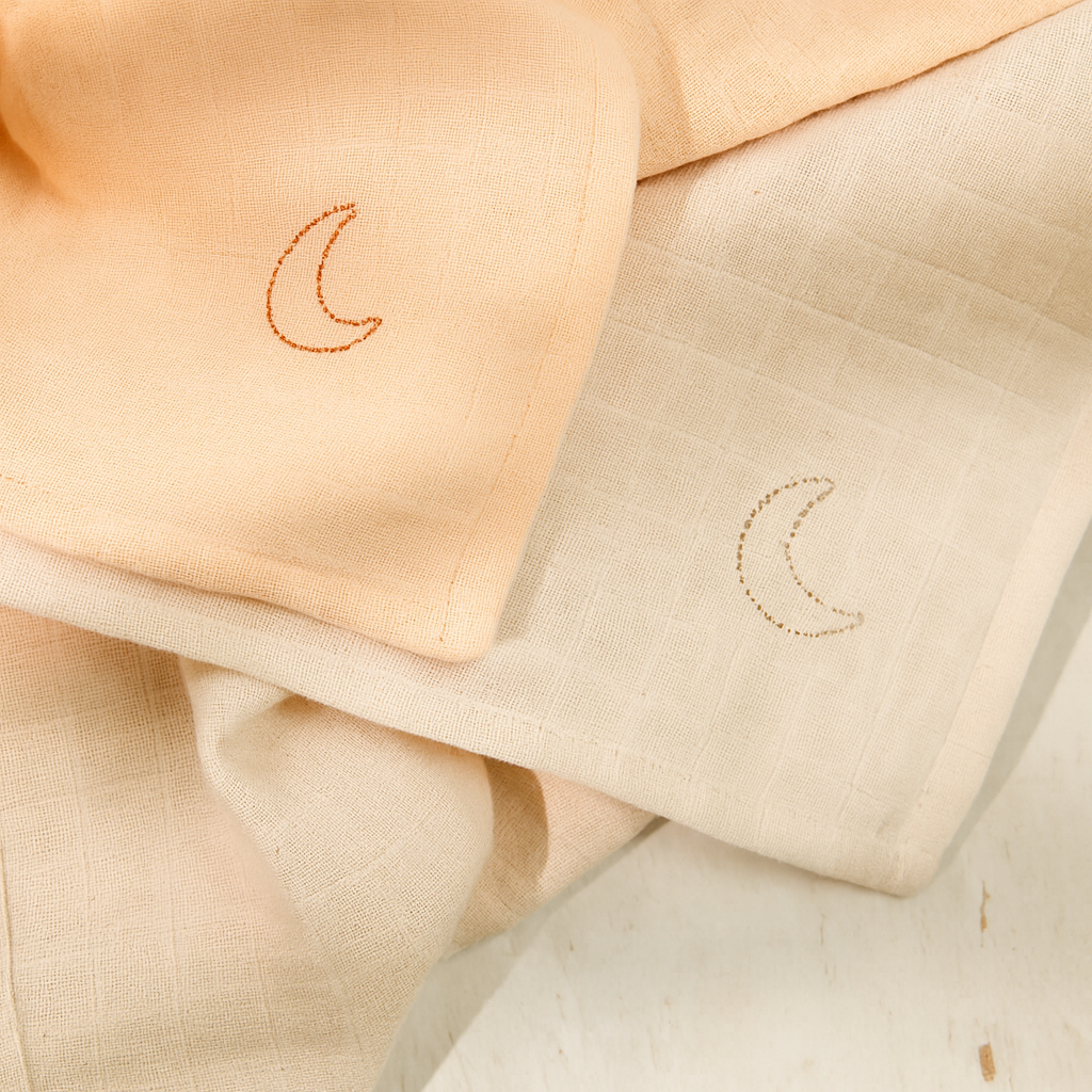 Organic muslins (2 pack)