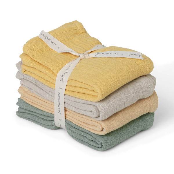 Organic muslins (4 pack)